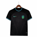 CAMISETA BRASIL NEGRA 2022 HOMBRE