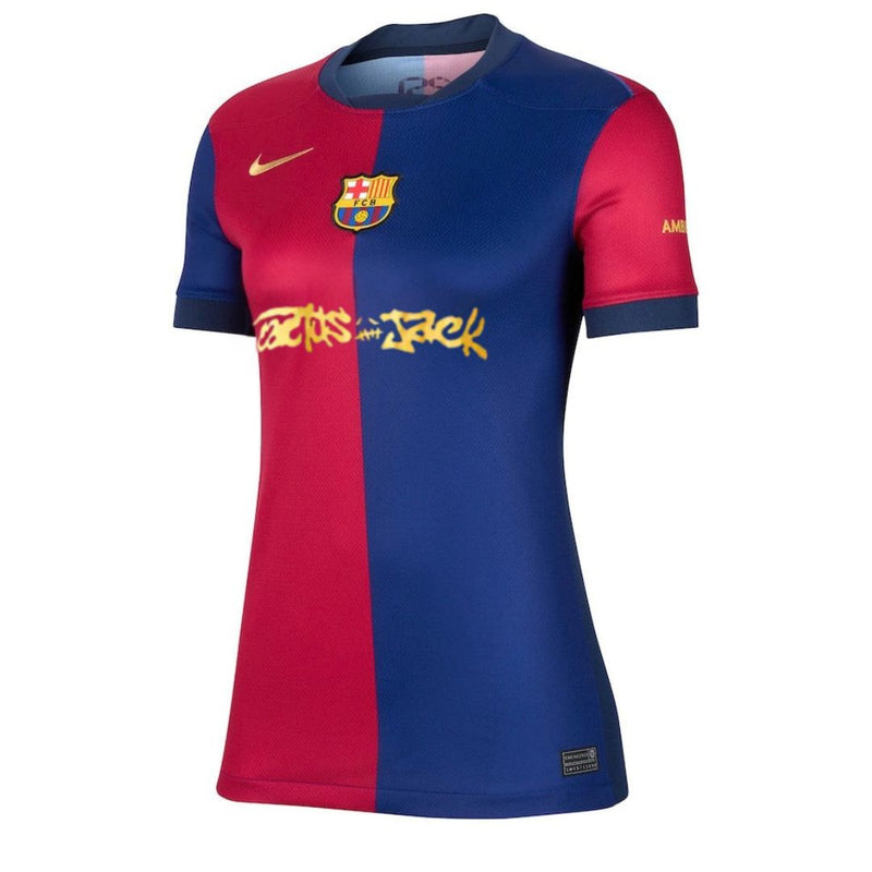 CAMISETA BARCELONA TRAVIS SCOTT I 24/25 MUJER