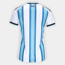 CAMISETA ARGENTINA I MUNDIAL 2026 MUJER CON PARCHE