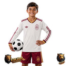 CAMISETA ESPAÑA II 2026 MUNDIAL EQUIPACIÓN PARA NIÑOS CAMPEÓN MUNDIAL MANGA LARGA