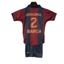 BARCELONA X TRAVIS SCOTT CACTUS JACK CONJUNTO INFANTIL RETRO