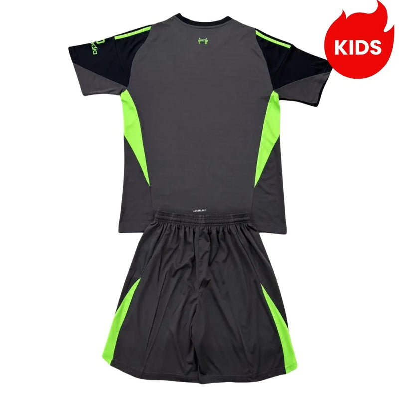 CAMISETA MANCHESTER UNITED PORTERO 25/26 CONJUNTO INFANTIL