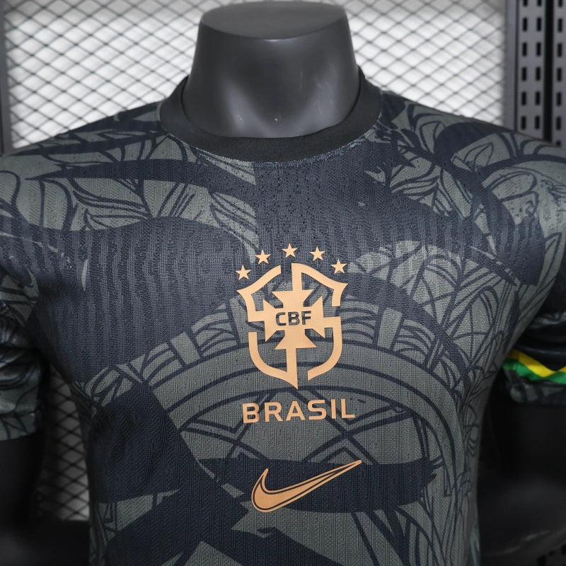 CAMISETA BRASIL EDICIÓN ESPECIAL NEGRA 25/26 HOMBRE (VERSIÓN JUGADOR)