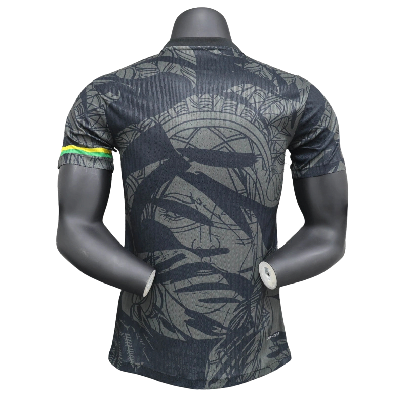 CAMISETA BRASIL EDICIÓN ESPECIAL NEGRA 25/26 HOMBRE (VERSIÓN JUGADOR)