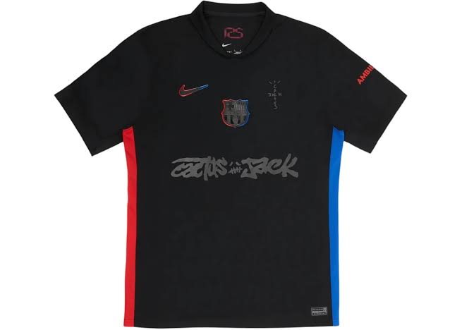 CAMISETA BARCELONA II EDICIÓN LIMITADA 24/25 CACTUS JACK TRAVIS SCOTT HOMBRE