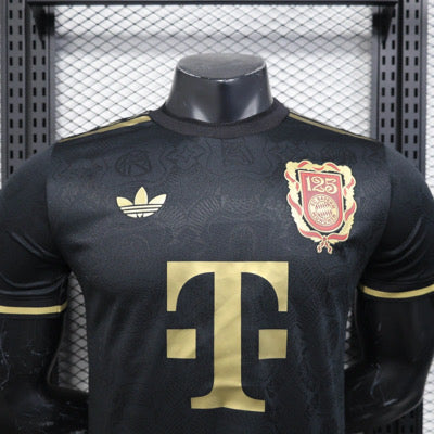 CAMISETA BAYERN MUNICH 125th CUMPLEAÑOS NEGRA 25/26 HOMBRE (VERSIÓN JUGADOR)