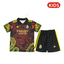 REAL MADRID DRAGÓN NEGRA Y ROJA 25/26 CONJUNTO INFANTIL