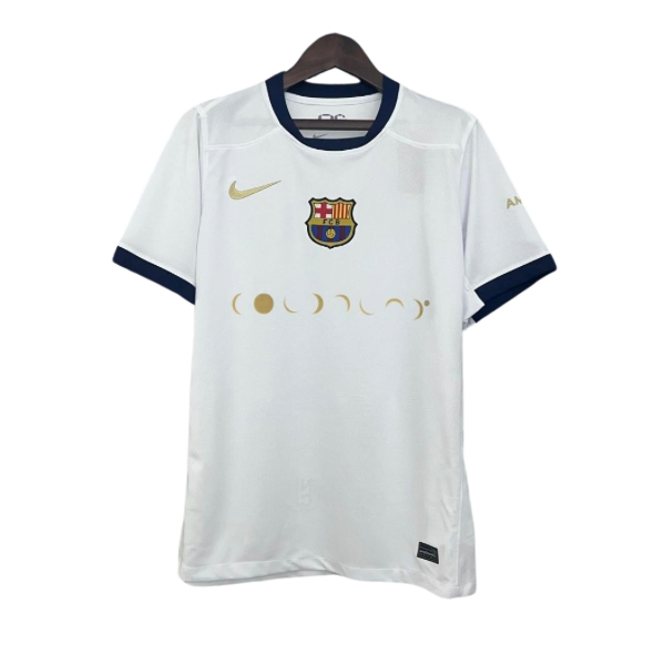 CAMISETA BARCELONA COLDPLAY BLANCA 24/25 HOMBRE