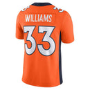 CAMISETA NFL DENVER BRONCOS JAVONTE WILLIAMS – ORANGE JERSEY