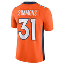 CAMISETA NFL DENVER BRONCOS JUSTIN SIMMONS – ORANGE JERSEY