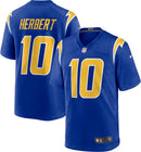 CAMISETA NFL LOS ANGELES CHARGERS JUSTIN HERBERT – ROYAL JERSEY