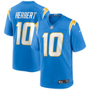 CAMISETA NFL LOS ANGELES CHARGERS JUSTIN HERBERT – BLUE JERSEY