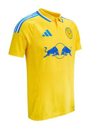 Leeds United 2024/2025 - Camiseta de visitante Leeds United - EQT Yellow - Diseño retro - Emblema clásico - Championship - Década de 1970 - Fútbol - Equipamiento deportivo - Temporada - Estilo.