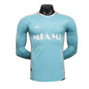 Miami-Camiseta-II-24-25-Hombre-Manga Larga-Jugador-Azul-Fútbol-Equipación-Uniforme-Temporada-Clásico-Deportivo-Calidad-Estilo 





