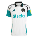 Newcastle United 2024/2025 - Camiseta alternativa Newcastle United - Premier League - Diseño elegante - Detalles modernos - Negro - Dorado - Blanco - Gola redonda - Escudo del Newcastle United - Identidad del club - Historia del club - Elementos clásicos - Detalles modernos.