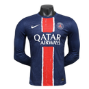 PSG-Camiseta-I-24-25-Hombre-Manga Larga-Jugador-Azul-Fútbol-Equipación-Uniforme-Temporada-Clásico-Deportivo-Calidad-Estilo 

