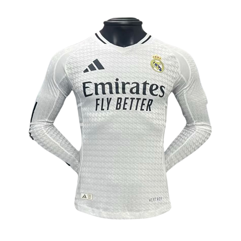 Real Madrid I 24/25 hombre manga larga versión jugador - Real Madrid - 24/25 - Hombre - Manga larga - Versión jugador - Fútbol - Equipamiento deportivo - Estilo.