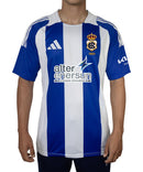 Recreativo de Huelva 2024/2025 - Camiseta de local Recreativo de Huelva - Diseño distintivo - Identidad del club - Historia del equipo - Temporada - Fútbol - Estilo - Equipamiento deportivo. 