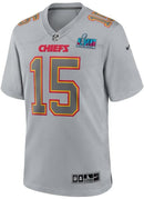 CAMISETA NFL KANSAS CITY CHIEFS PATRICK MAHOMES – SUPER BOWL LVII GRAY JERSEY