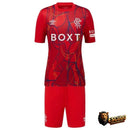 RANGERS PORTERO ROJO 26/27 EQUIPACIÓN PARA NIÑOS