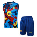 CONJUNTO BARCELONA ENTRENAMIENTO SIN MANGAS I HOMBRE 25/26