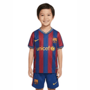 BARCELONA I 09/10 EQUIPACIÓN PARA NIÑOS (RETRO)