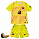 Equipación infantil Barcelona portero amarilla 26/27
