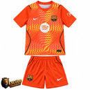 Equipación infantil Barcelona portero naranja 26/27