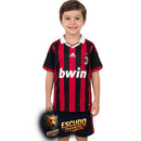 AC MILAN I 09/10 EQUIPACIÓN PARA NIÑOS (RETRO)