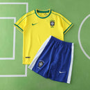 CAMISETA BRASIL I 1998 CONJUNTO INFANTIL (RETRO)