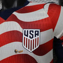 CAMISETA ESTADOS UNIDOS DE AMÉRICA I 2026 MUNDIAL HOMBRE VERSIÓN JUGADOR MANGA LARGA