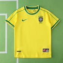 CAMISETA BRASIL I 1998 CONJUNTO INFANTIL (RETRO)