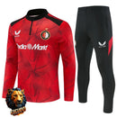 CHÁNDAL MEDIA CREMALLERA + PANTALONES FEYENOORD ROJO Y NEGRO 26/27 HOMBRE