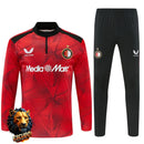 CHÁNDAL MEDIA CREMALLERA + PANTALONES FEYENOORD ROJO Y NEGRO 26/27 HOMBRE