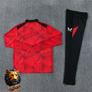 CHÁNDAL MEDIA CREMALLERA + PANTALONES FEYENOORD ROJO Y NEGRO 26/27 HOMBRE