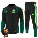 CHÁNDAL MEDIA CREMALLERA + PANTALONES MEXICO NEGRO Y VERDE 26/27 HOMBRE