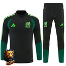 CHÁNDAL MEDIA CREMALLERA + PANTALONES MEXICO NEGRO Y VERDE 26/27 HOMBRE