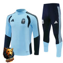 CHÁNDAL MEDIA CREMALLERA + PANTALONES ARGENTINA AZUL CELESTE Y AZUL MARINO 26/27 HOMBRE