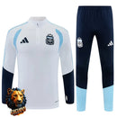 CHÁNDAL MEDIA CREMALLERA + PANTALONES ARGENTINA BLANCO Y AZUL MARINO 26/27 HOMBRE
