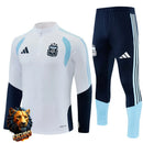 CHÁNDAL MEDIA CREMALLERA + PANTALONES ARGENTINA BLANCO Y AZUL MARINO 26/27 HOMBRE