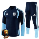 CHÁNDAL MEDIA CREMALLERA + PANTALONES ARGENTINA AZUL MARINO Y AZUL CELESTE 26/27 HOMBRE