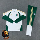 CHÁNDAL MEDIA CREMALLERA + PANTALONES ITALIA BLANCO Y VERDE 26/27 HOMBRE