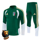 CHÁNDAL MEDIA CREMALLERA + PANTALONES ITALIA VERDE Y BLANCO 26/27 HOMBRE