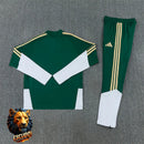 CHÁNDAL MEDIA CREMALLERA + PANTALONES ITALIA VERDE Y BLANCO 26/27 HOMBRE