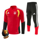CHÁNDAL MEDIA CREMALLERA + PANTALONES ALEMANIA ROJO Y NEGRO 26/27 HOMBRE