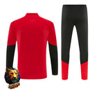 CHÁNDAL MEDIA CREMALLERA + PANTALONES ALEMANIA ROJO Y NEGRO 26/27 HOMBRE