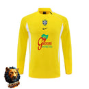CHÁNDAL + PANTALONES BRASIL AMARILLO Y BLANCO 2002 HOMBRE RETRO