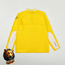 CHÁNDAL + PANTALONES BRASIL AMARILLO Y BLANCO 2002 HOMBRE RETRO
