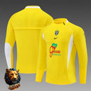 CHÁNDAL + PANTALONES BRASIL AMARILLO Y BLANCO 2002 HOMBRE RETRO