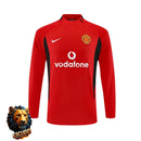 CHÁNDAL + PANTALONES MANCHESTER UNITED ROJO Y NEGRO 02/03 HOMBRE RETRO